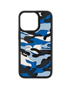 Чехол накладка для iPhone 13 Pro Army Collection Синий (Blue)