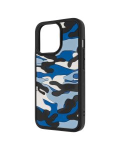 Чехол накладка для iPhone 13 Pro Army Collection Синий (Blue)
