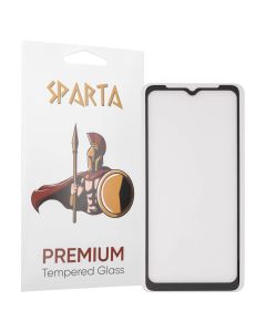 Защитное стекло для TECNO Pop 4 LTE 6D UA Sparta Черное (Black)