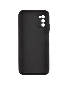 Чехол накладка для Samsung A03s Soft Case Черный (Black)