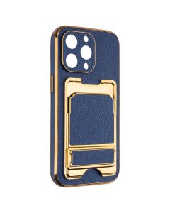 Чохол накладка для iPhone 13 Pro Gold Seria Синя (Blue)