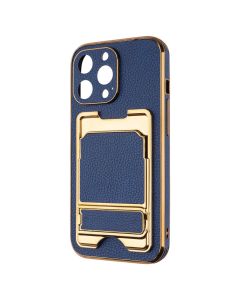 Чохол накладка для iPhone 13 Pro Gold Seria Синя (Blue)
