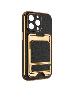 Чохол накладка для iPhone 13 Pro Gold Seria Чорна (Black)