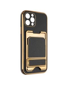 Чохол накладка для iPhone 12 Pro Gold Seria Чорна (Black)