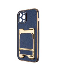 Чохол накладка для iPhone 12 Pro Gold Seria Синя (Blue)