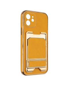 Чохол накладка для iPhone 12 Gold Seria Жовта (Yellow)