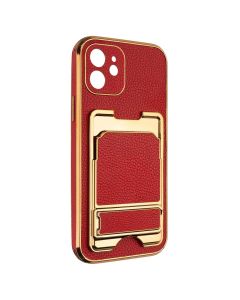 Чохол накладка для iPhone 12 Gold Seria Червона (Red)