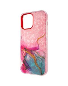 Чехол-накладка для iPhone 13 Pro Max Mramor Case Красный (Red)