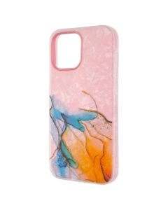 Чохол накладка для iPhone 13 Pro Max Mramor Case Рожева (Pink)