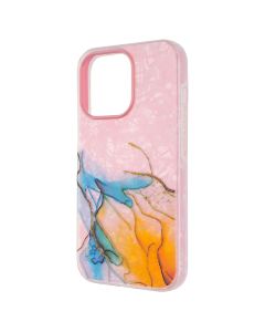 Чехол-накладка для iPhone 13 Pro Mramor Case Розовый (розовый)