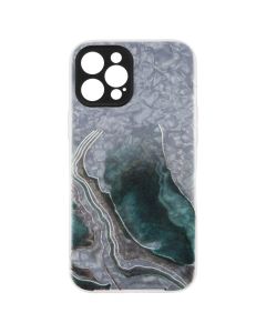 Чехол-накладка для iPhone 12 Pro Max Mramor Case Черный (Black)