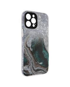 Чехол-накладка для iPhone 12 Pro Max Mramor Case Черный (Black)