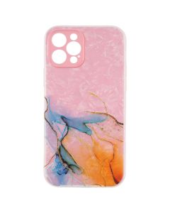 Чехол-накладка для iPhone 12 Pro Marble Case Розовый (Pink)