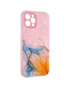Чехол-накладка для iPhone 12 Pro Marble Case Розовый (Pink)
