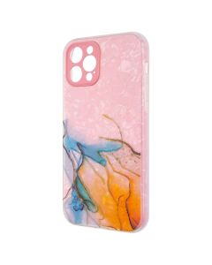 Чехол-накладка для iPhone 12 Pro Marble Case Розовый (Pink)