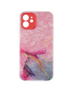 Чехол накладка для iPhone 12 Mramor Case Красный (Red)
