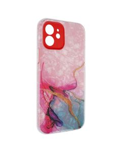 Чехол накладка для iPhone 12 Mramor Case Красный (Red)