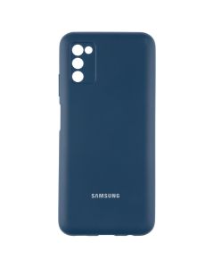 Чехол-накладка для Samsung A03s Soft Case Синий (Blue)