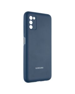Чехол-накладка для Samsung A03s Soft Case Синий (Blue)