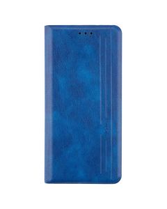 Чохол кейс для Xiaomi Redmi Note 9T Leather Синій (Blue)