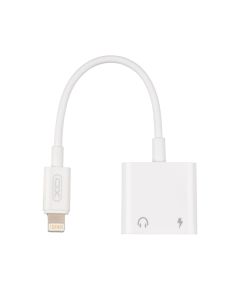 Перехідник XO NBR172A Lightning Male - Dual Lightning with control Білий (White)