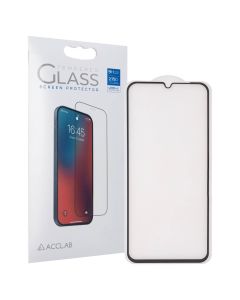 Захисне скло для ZTE A51/A71 ACCLAB Full Чорне (Black)