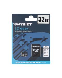 Карта пам'яті MicroSD Patriot high endurance 32Gb Class 10 UHS-1 + адаптер