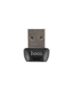 Bluetooth адаптер Hoco UA18 (USB 5.0) Чорний (Black)