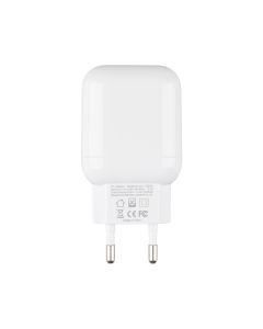Зарядний пристрій XO L78 2.4A/2 USB + кабель Micro-USB Білий (White)