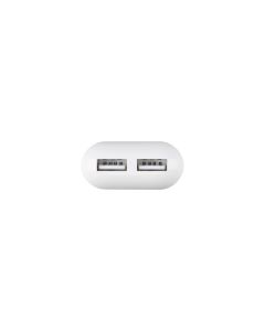Зарядний пристрій XO L78 2.4A/2 USB + кабель Micro-USB Білий (White)
