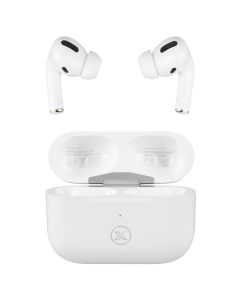 Беспроводные вкладыши для ушей XO F100 ANC с беспроводным зарядным кейсом Белые (White)
