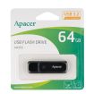 USB Флеш Apacer AH355 USB 3.0 64Gb Чорна (Black)